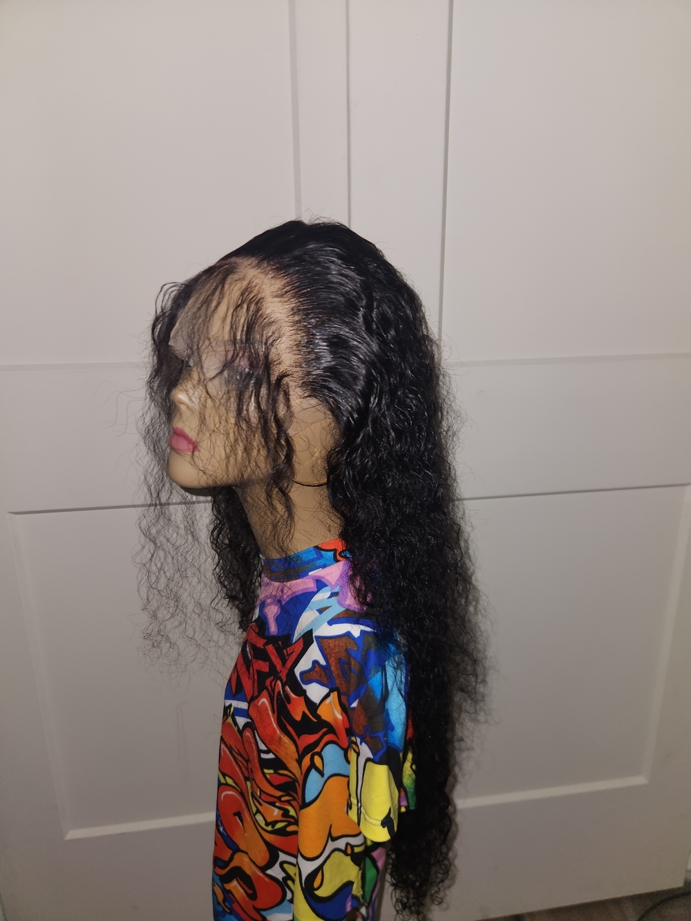 Deep Wave Curly Lace Front Wig - Human Hair